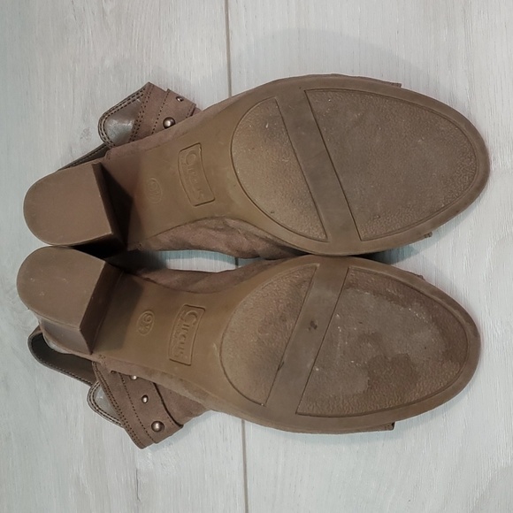 Circus by Sam Edelman Womens Emmy Ankle Heels Peep Toe Boots shoes sz 9.5 - Picture 11 of 12